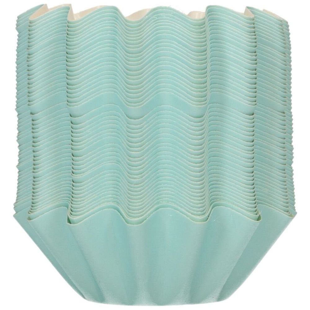 Pastel Blue Bloom Baking Cases x 48