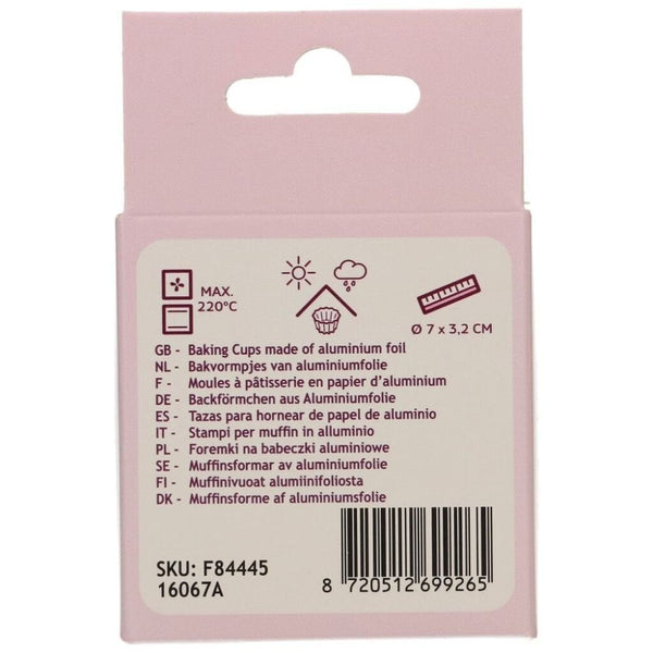 Metallic Rose Gold Foil Baking Cases x 48