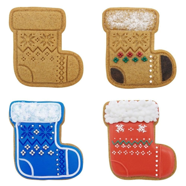 Cosy Christmas Christmas Cookie Cutters & Stamps Set Of 3