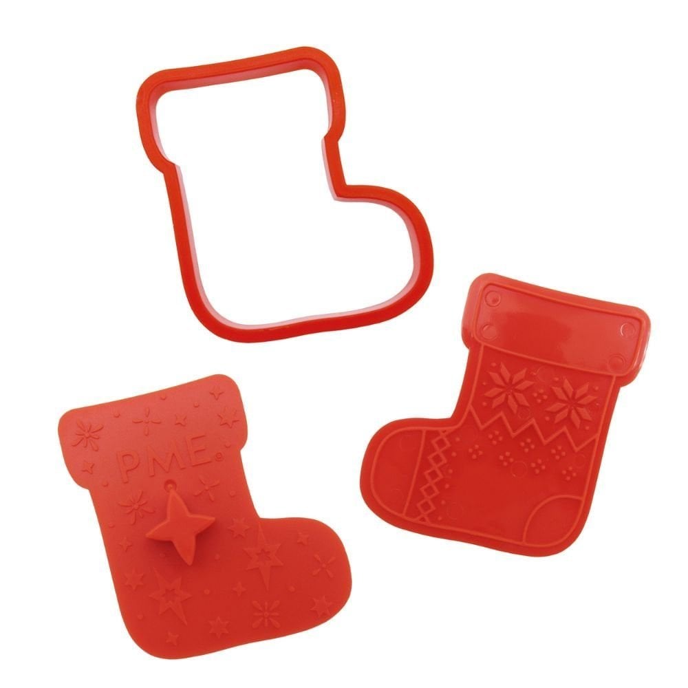 Cosy Christmas Christmas Cookie Cutters & Stamps Set Of 3