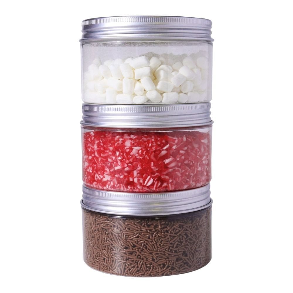 Christmas Set Of 3 Hot Chocolate Toppings 400g