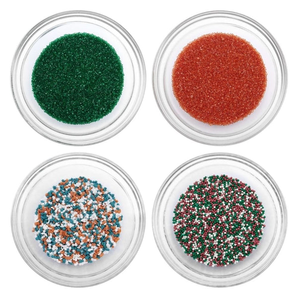 Festive Cheer Set Of 4 Christmas Sprinkles 420g