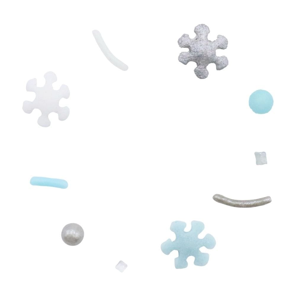 Winter Wonderland Set Of 4 Christmas Sprinkles 380g