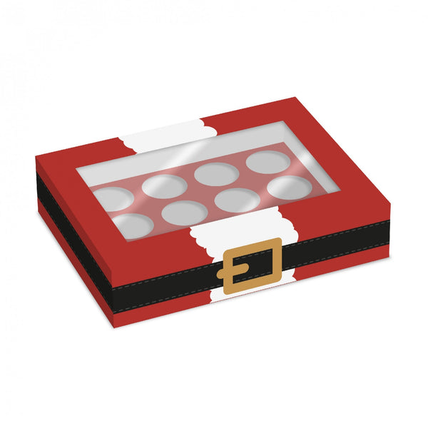 Santa Cupcake Box - Pack Of 2