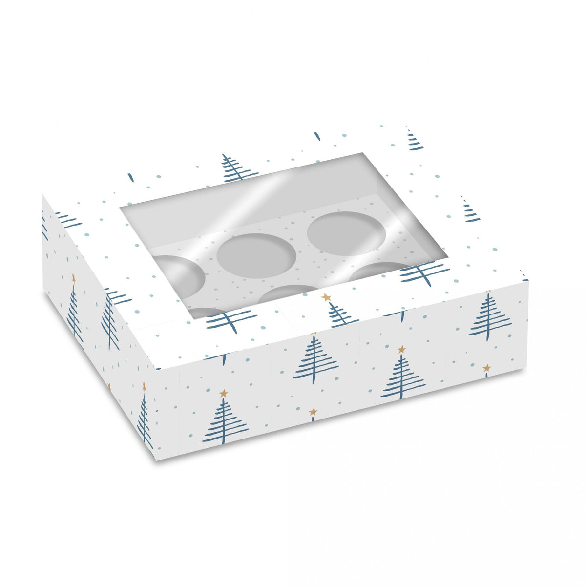 Nordic Trees Cupcake Box
