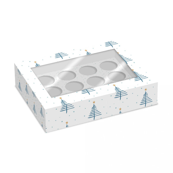 Nordic Trees Cupcake Box