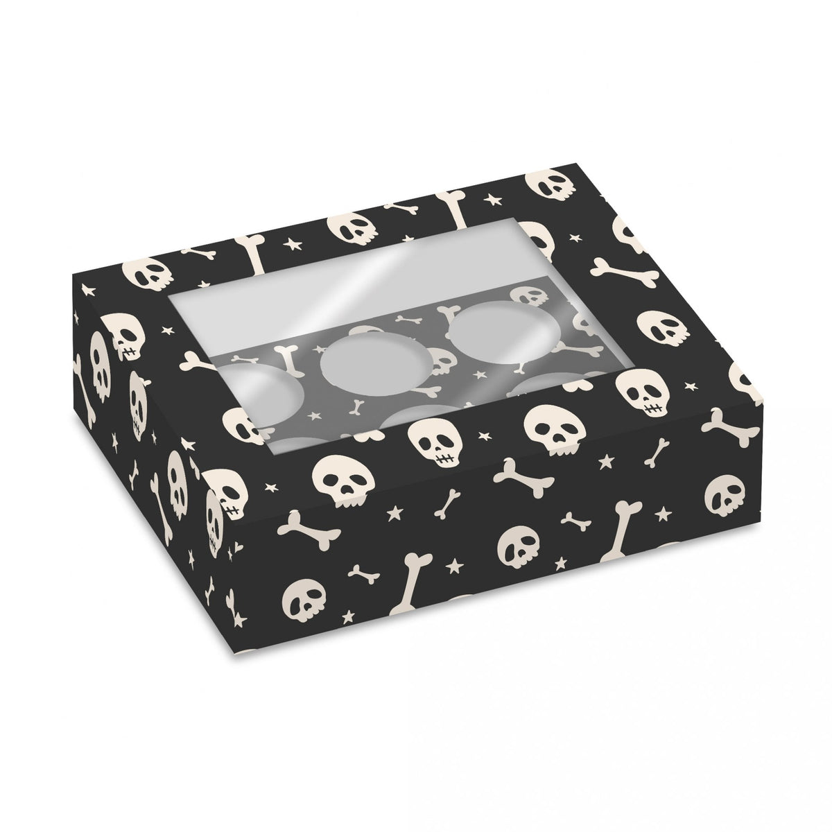Halloween Skeleton Cupcake Box Pack Of 2