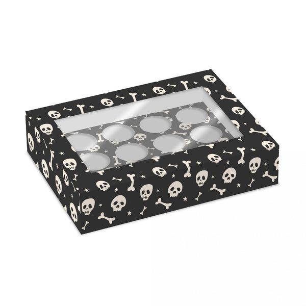 Halloween Skeleton Cupcake Box Pack Of 2