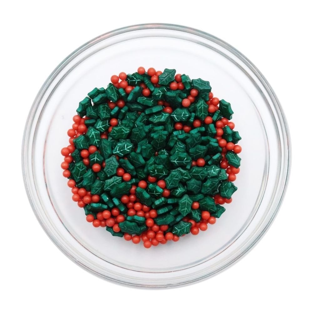 Holly Mix Christmas Sprinkles 105g