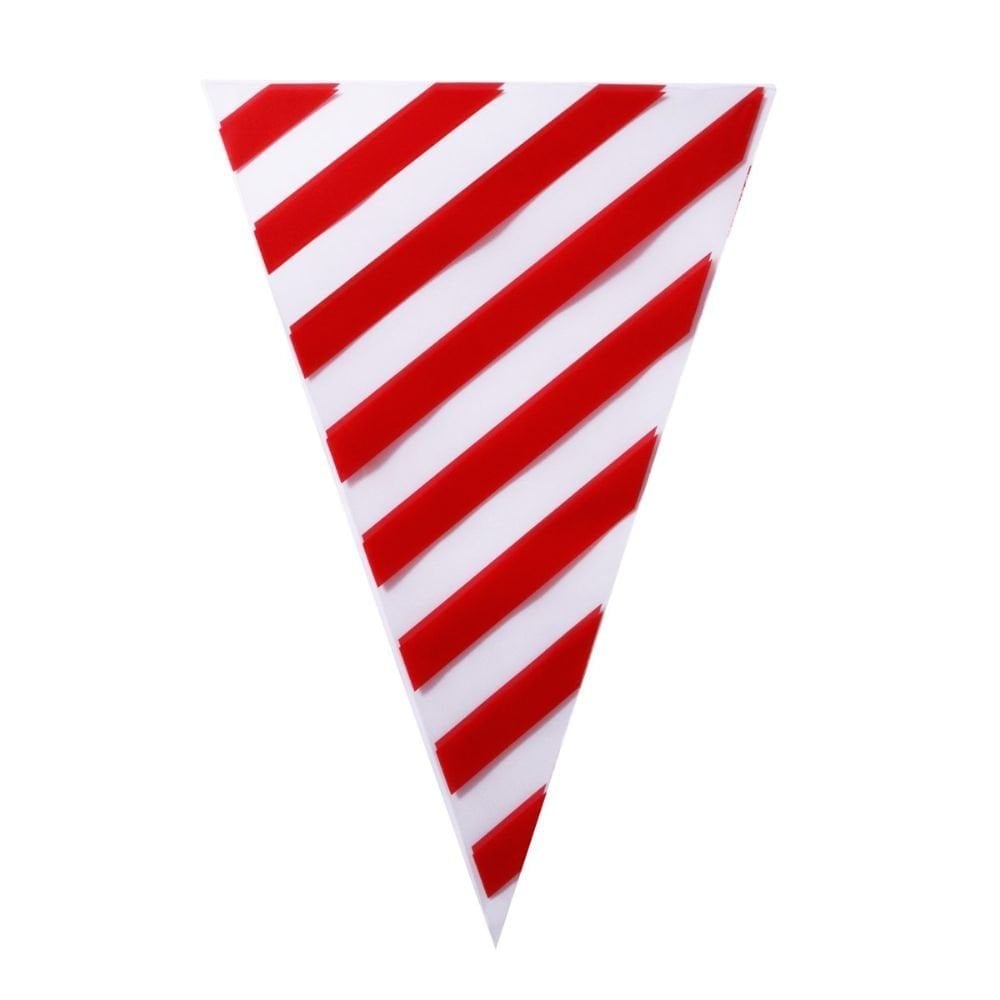 Candy Cane Christmas Disposable Icing Piping Bags x 12