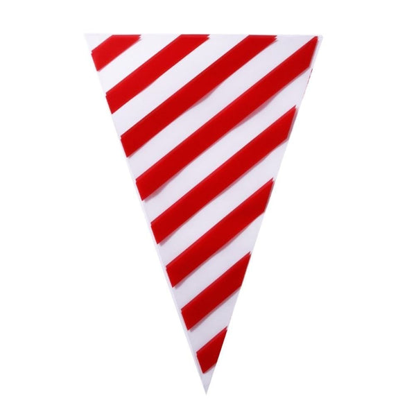 Candy Cane Christmas Disposable Icing Piping Bags x 12