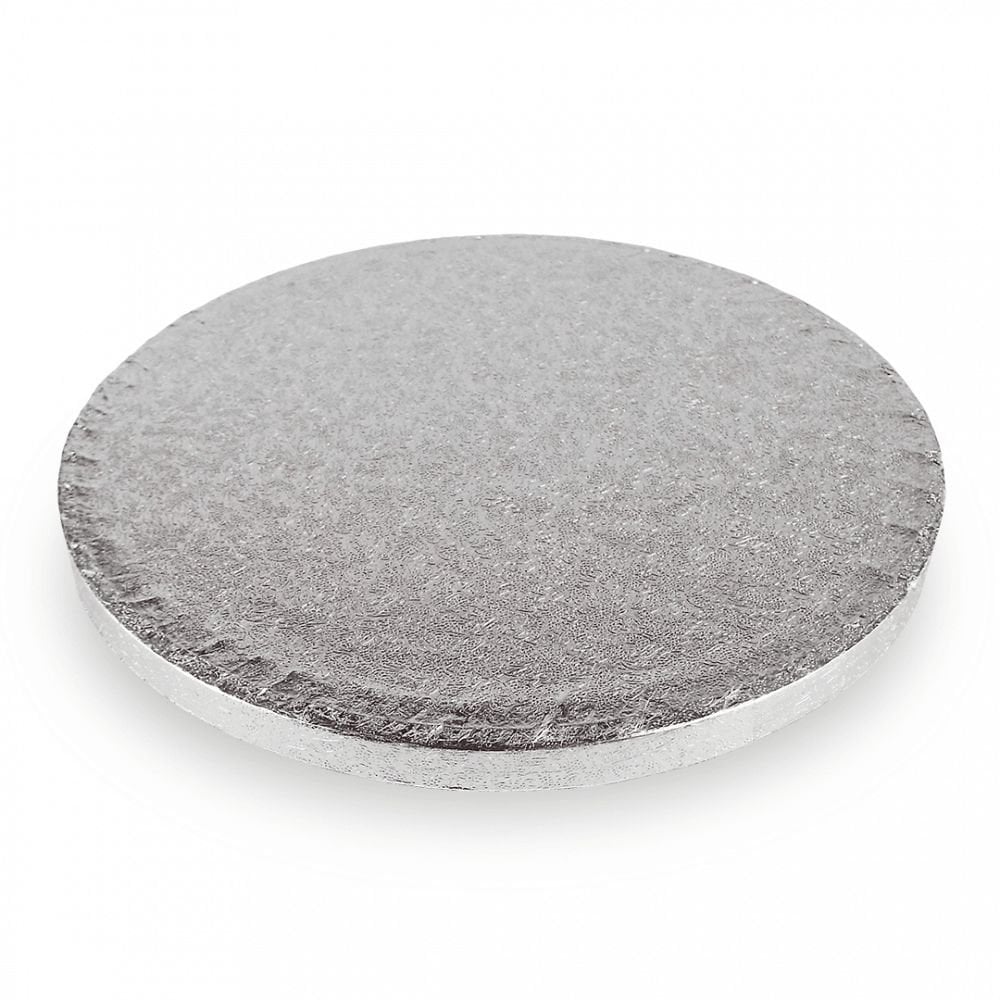 4mm Silver Fern Round Masonite Cake Board