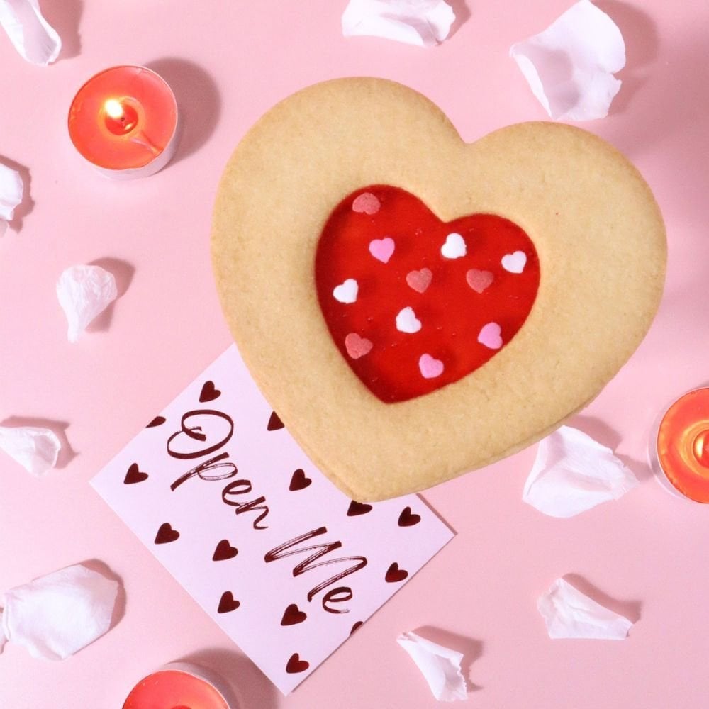Micro Confetti Hearts Valentines Sprinkles 60g