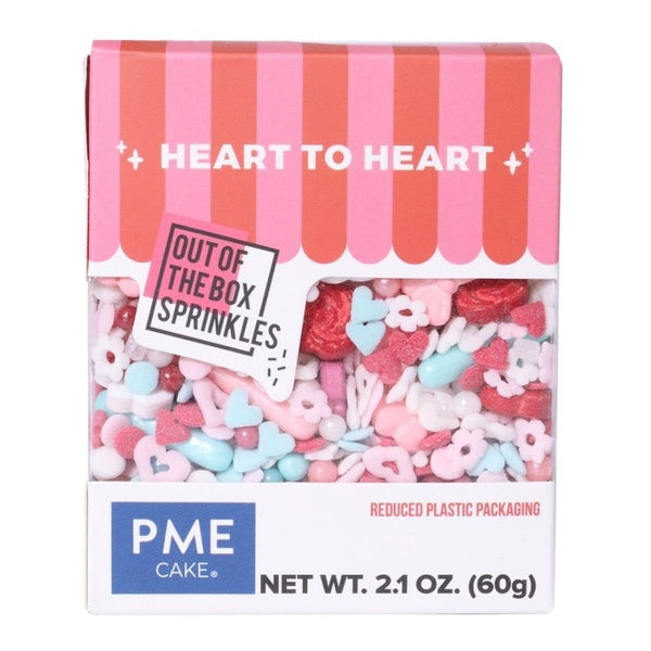 Heart To Heart Valentines Out Of The Box Sprinkles 60g