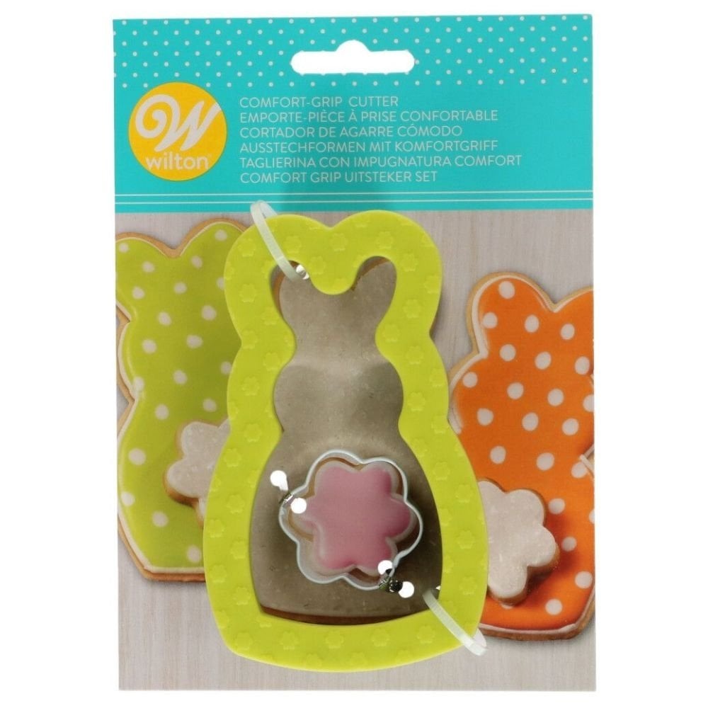Bunny & Mini Tail Comfort Grip Cookie Cutter Set Of 2