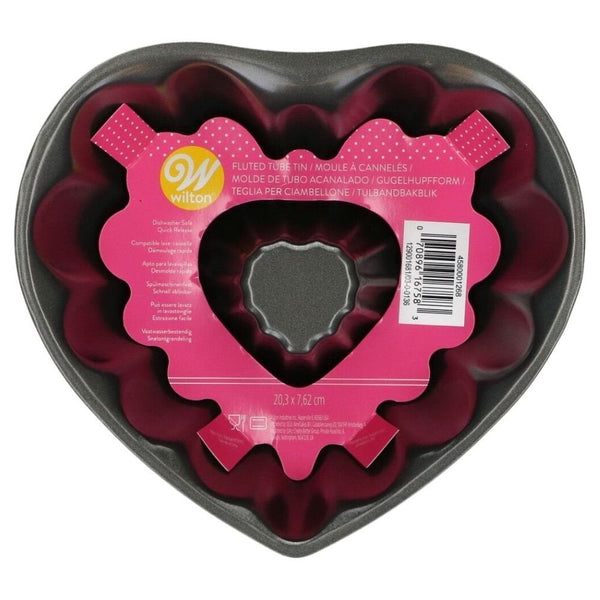 Heart Fluted Tube Pan 20cm
