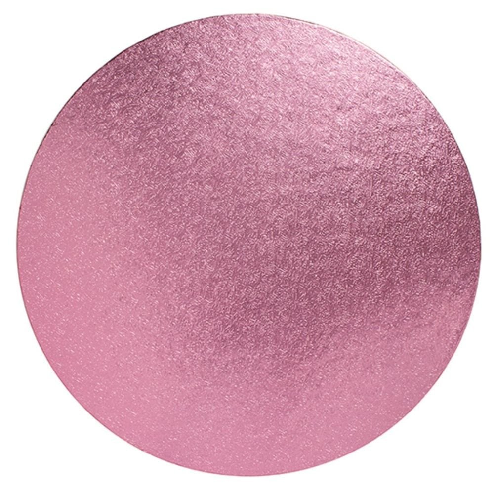 12mm Pink Round Drum Cake Board