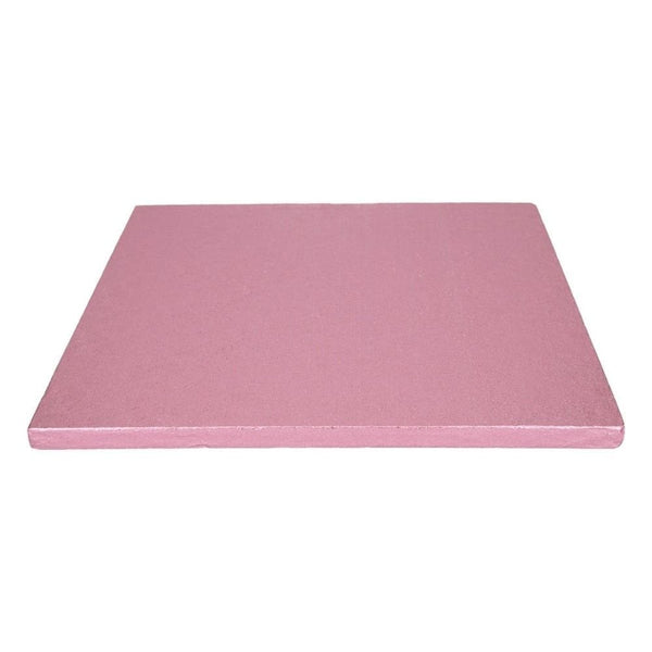 Baby Pink Square Drum Cake Board
