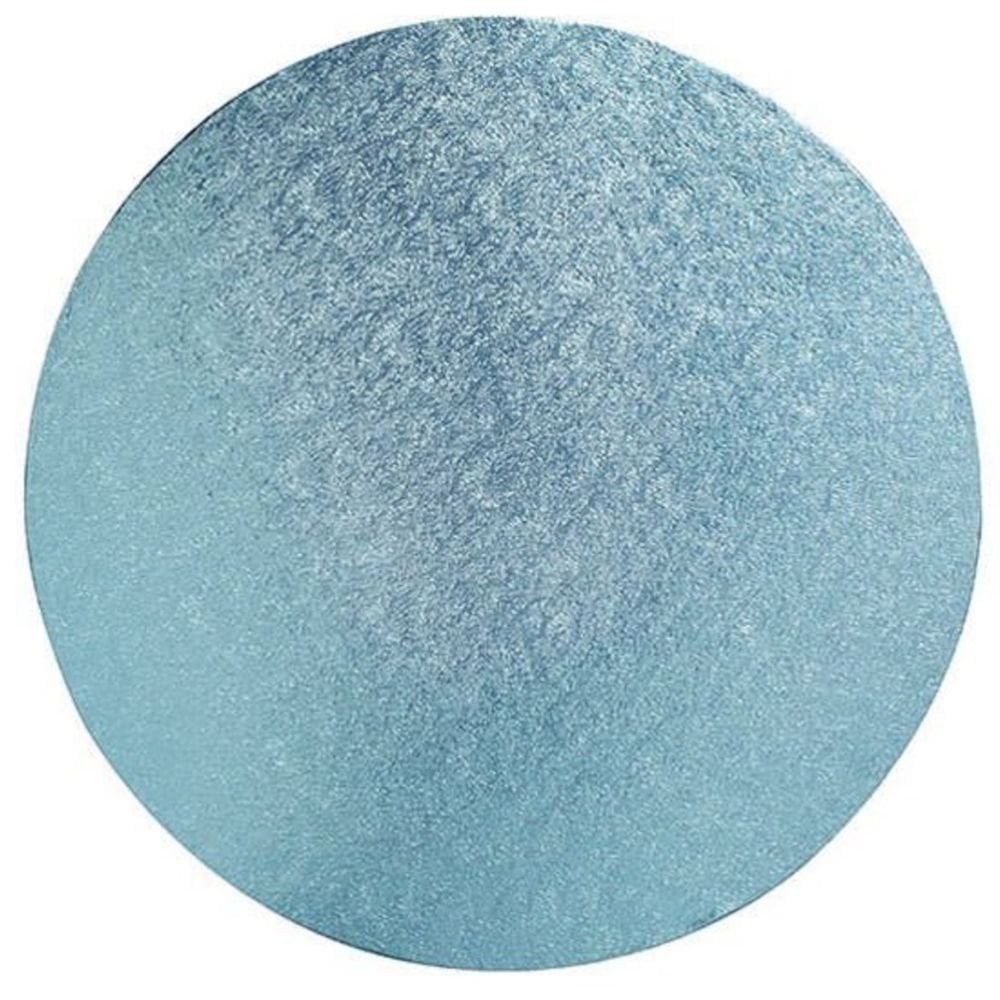 12mm Baby Blue Round Drum Cake Board