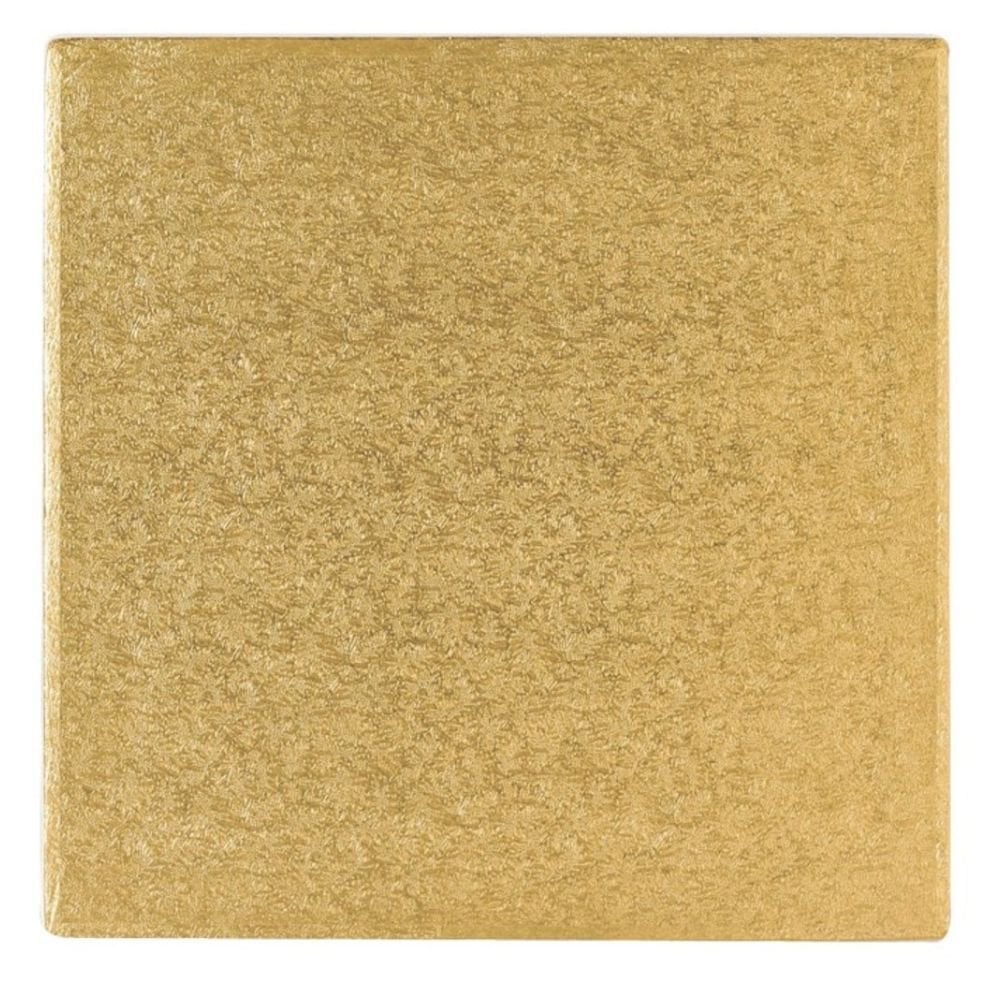 Gold Square Drum Cake Board