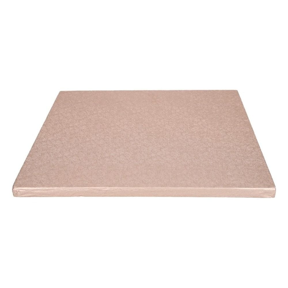 Rose Gold Square Drum Cake Board