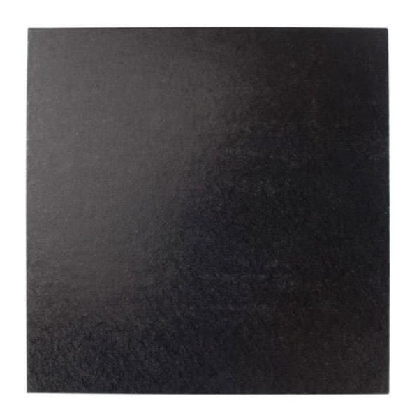Black Square Drum Cake Board