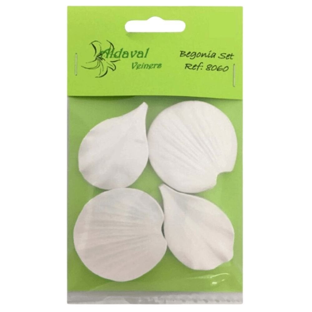 Begonia Petal Silicone Veiner Set Of 4 (8060)