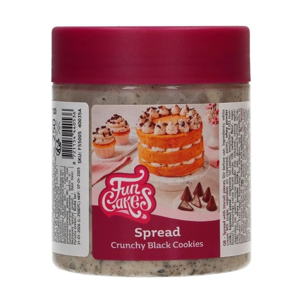 Crunchy Black Cookies Spread 250g