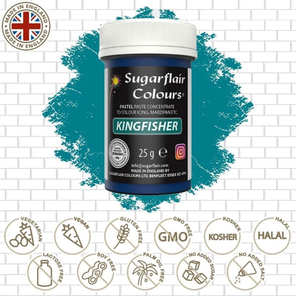 Kingfisher Blue Pastel Paste Colouring 25g