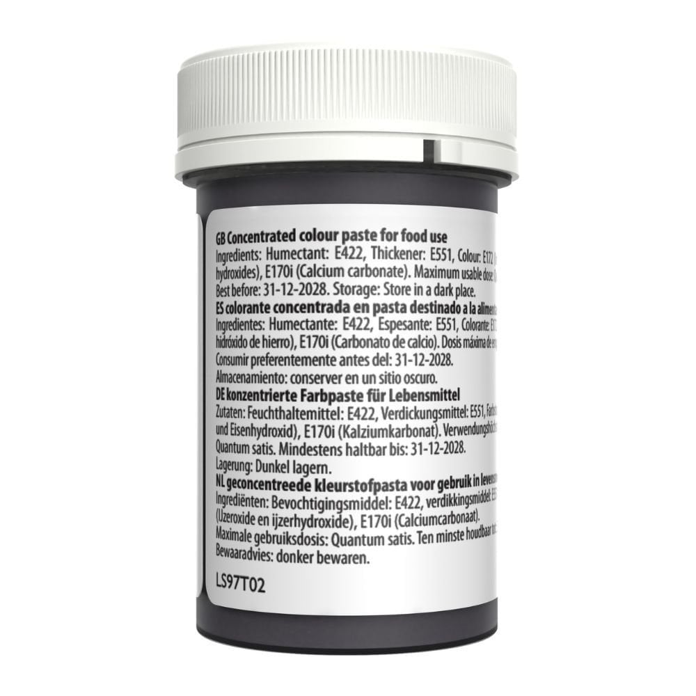 Antique Silver Satin Paste Food Colour 25g