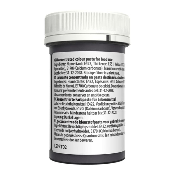 Antique Silver Satin Paste Food Colour 25g