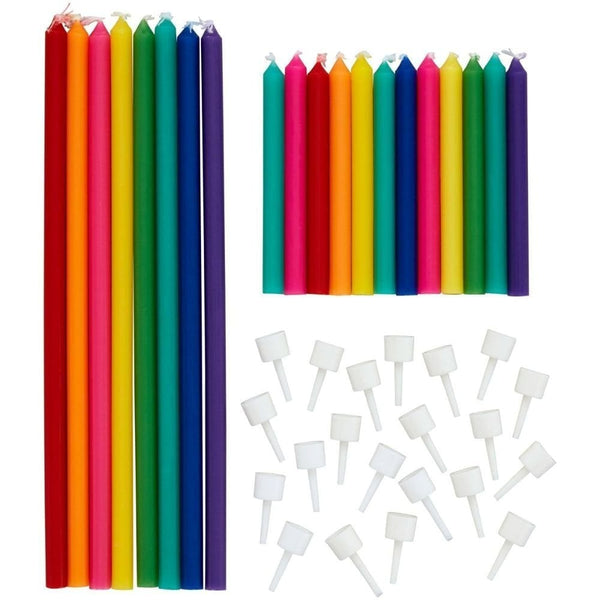 Tall & Short Birthday Cake Candles x 20