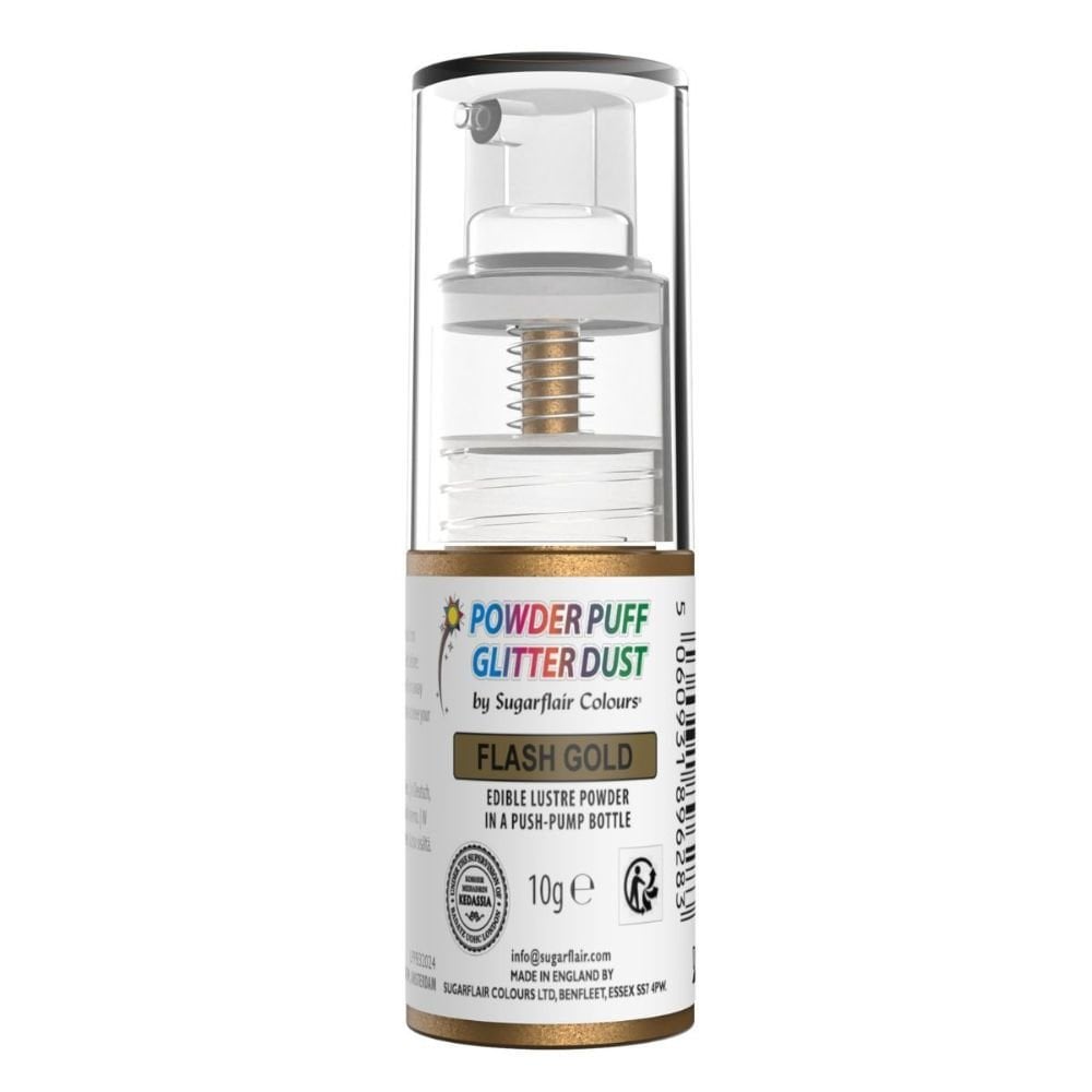 Powder Puff Glitter Dust Spray 10g - Flash Gold