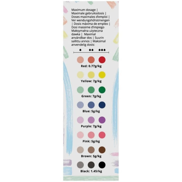 Mixed Colour Essential Paste Set Of 8 x 25g