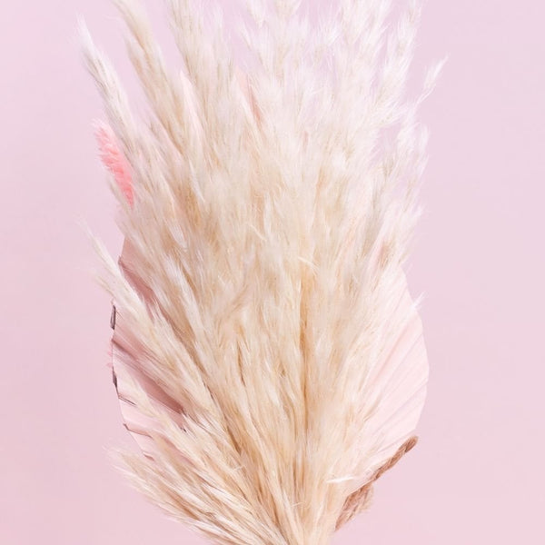 Pink & Pampas Palm Spear Bouquet