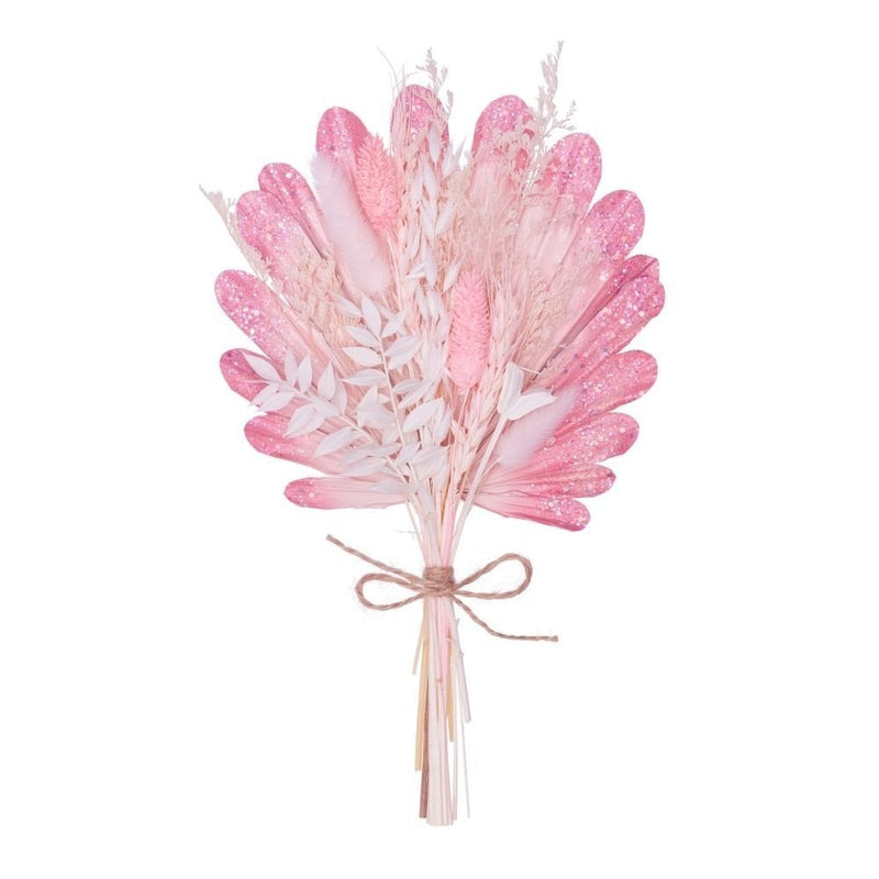 Pink Glitter Shell Palm Bouquet