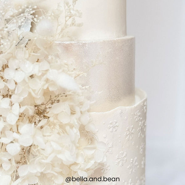 Sage, Gold & White Deluxe Mixed Dried Flower Box