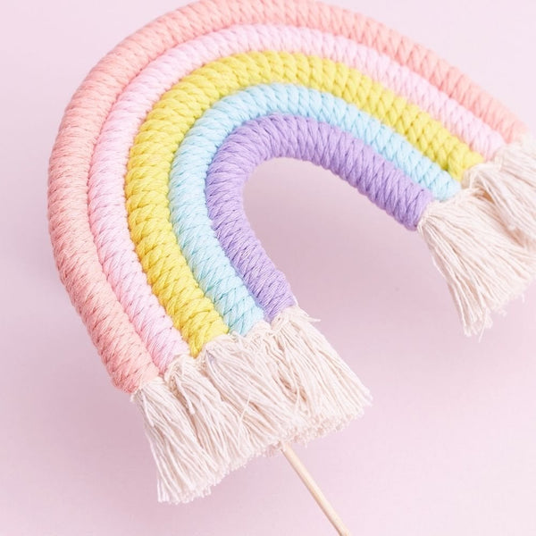 Pastels Rainbow Cake Topper (Medium)