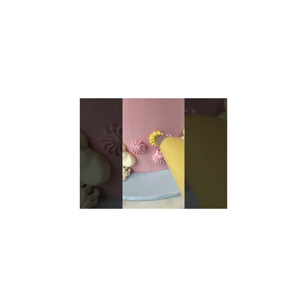 Pinks & Polka Dots Rainbow Cake Topper (Medium)