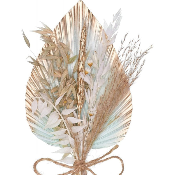 Sage & Gold Palm Spear Bouquet