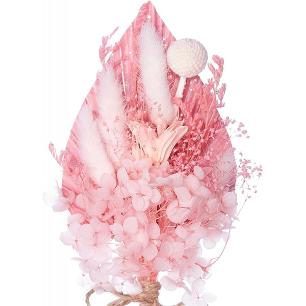 Pink, Glitter & White Palm Spear Bouquet