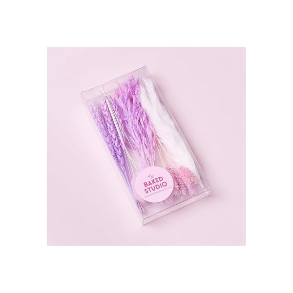 Purple Mixed Dried Flower Box