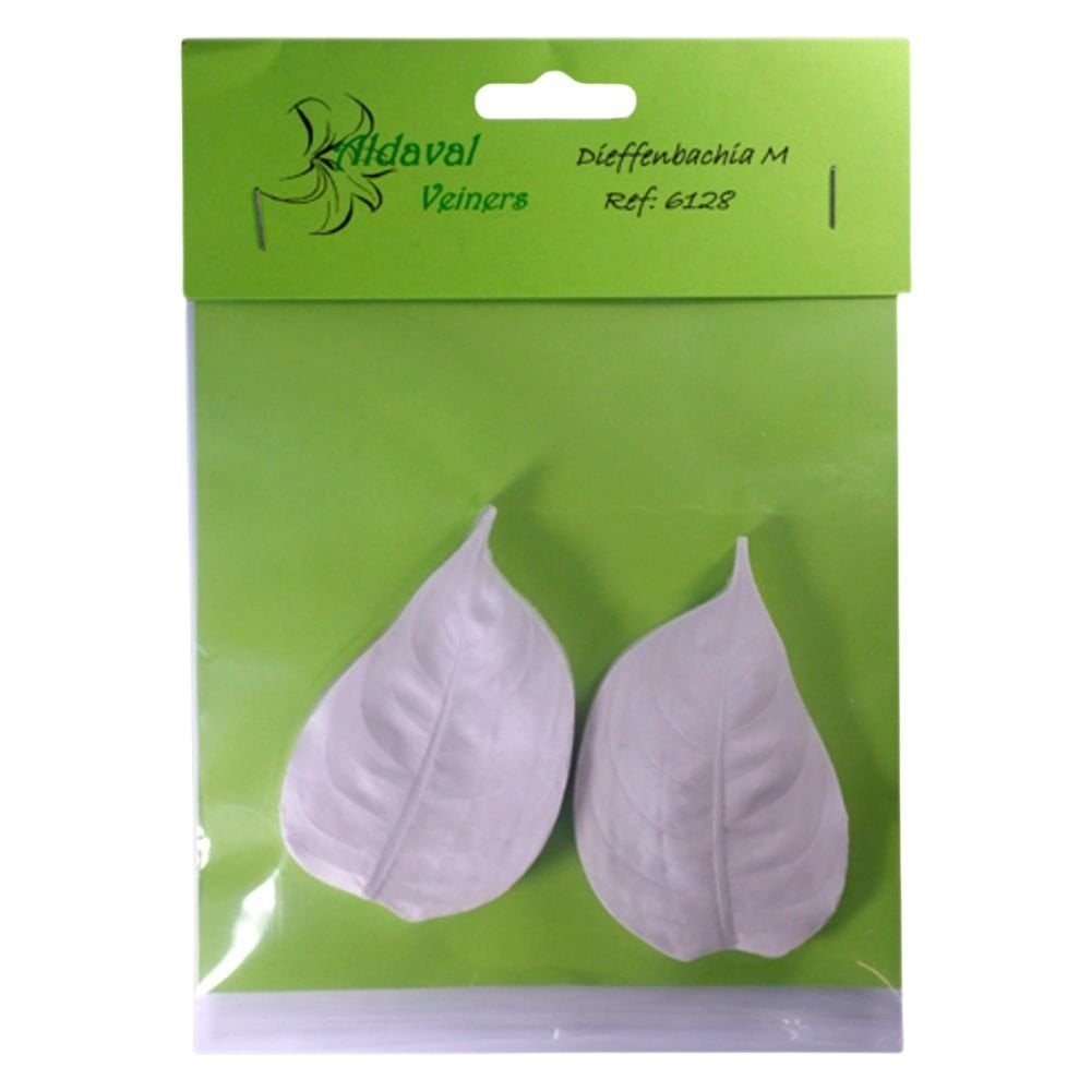 Medium Dieffenbachia Leaf Silicone Veiner Set (6128)