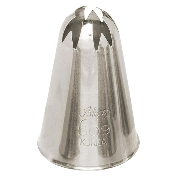 No.509 XL 1F Drop Flower Swirls Metal Piping Nozzle