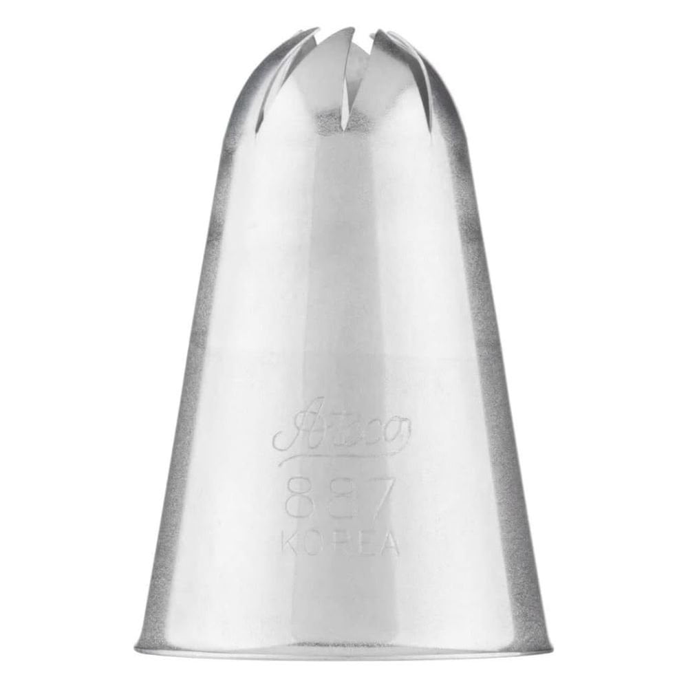 No.887 XL 7A Special Pastry Swirl Star Metal Piping Nozzle