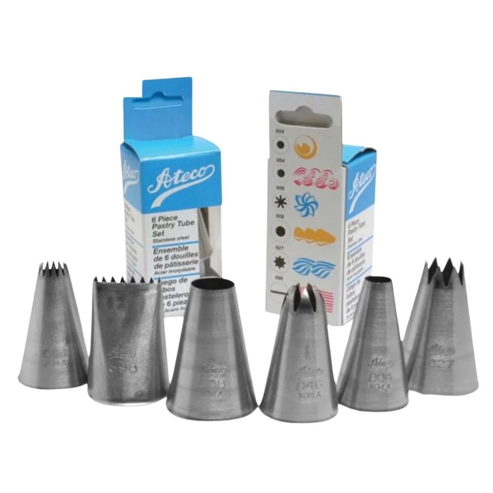 Large Piping Nozzles Set Of 6