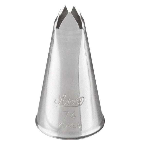 No.74 Large Leaf Border Metal Piping Nozzle