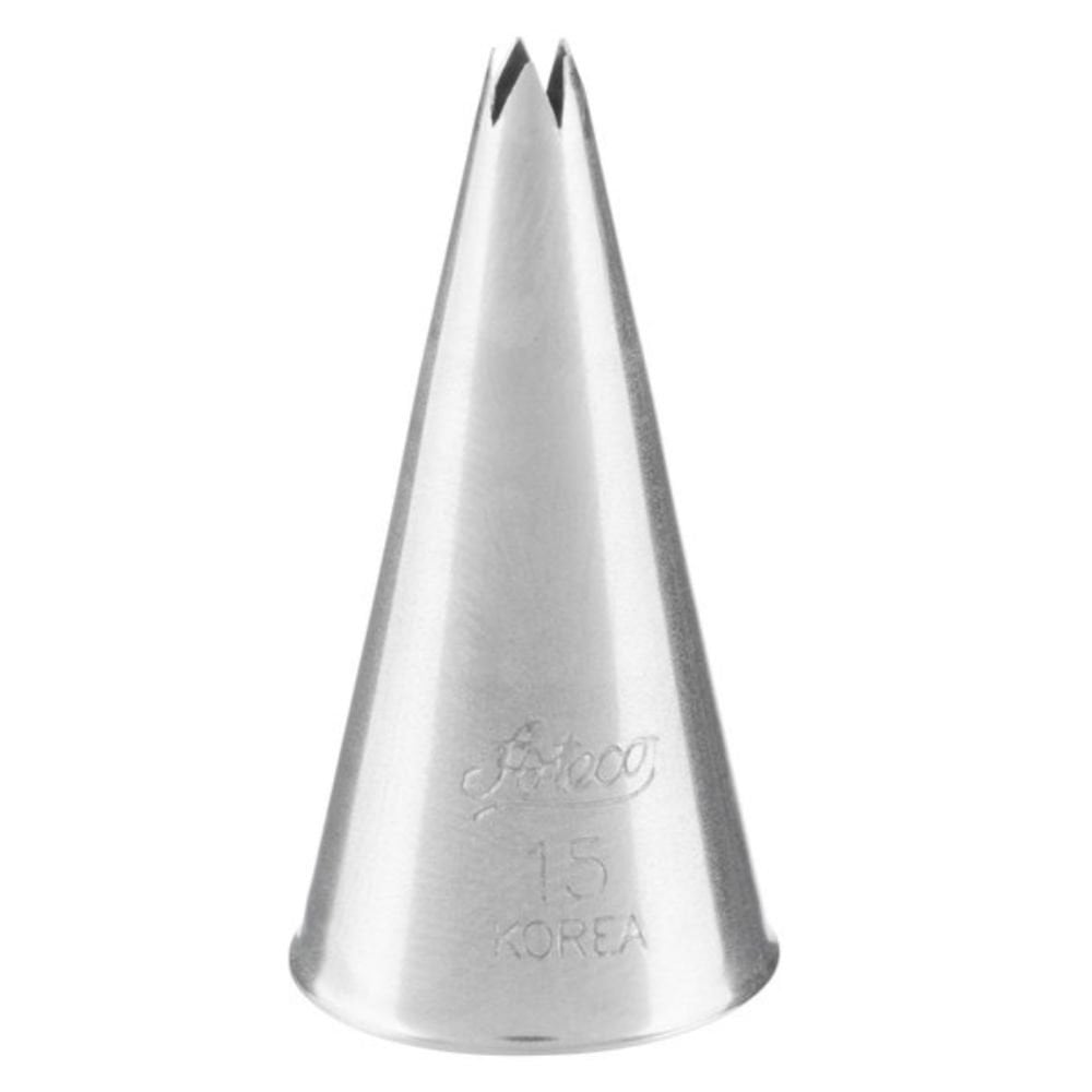 No.15 Small 5 Point Open Star Metal Piping Nozzle