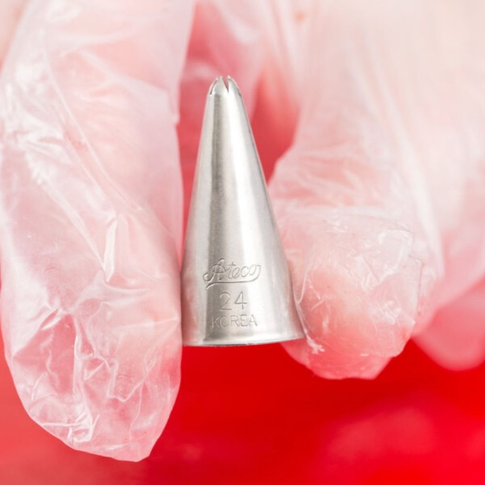 No.24 Small 5 Point Closed Star Metal Piping Nozzle