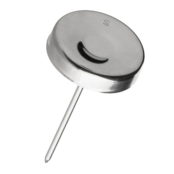 #5 Flat Indented Metal Flower Nail 1.63"